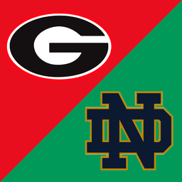 Will Georgia beat Notre Dame by 2 or more points?