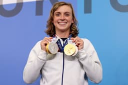 Katie Ledecky wins 3 gold medals?