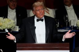 Will Trump say "Shutdown" or "Shut Down" during ballroom dinner on October 15?