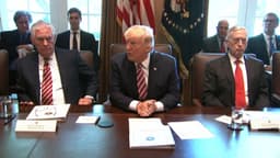Will Trump say "Ceasefire" during his cabinet meeting on April 10?