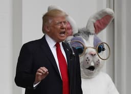 Will Trump say "Peacefully and Patriotically" in April?