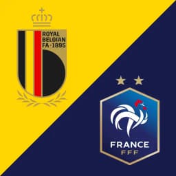 Will the match between Belgium and France end in a draw?