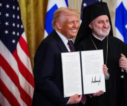 Will Trump say "Nuclear" during Greek Independence Day event?