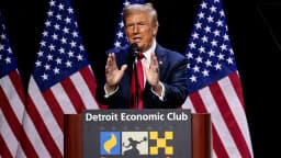 Will Trump say "China" 10 or more times during Michigan rally on October 18?