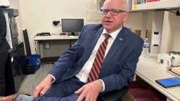 Will Tim Walz say "Teacher" during CNN interview?