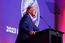 Will Donald Trump say "Crypto/Bitcoin" during his Michigan town hall?
