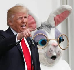 Will Trump say "Jesus Christ" during the White House Easter Egg Roll?