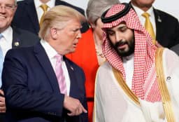 Will Trump say "Board of Peace" during Saudi PM events on November 18?