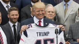 Will Donald Trump say "Greenland" during Super Bowl pregame interview?