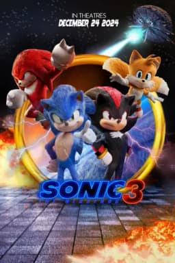 Will 'Sonic 3' gross less than $56m on 3-day opening weekend?
