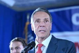 Will Andrew Cuomo say "Democracy" 2+ times during his victory/concession speech?