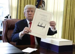 Will Trump say "Stupid" or "Idiot" during Signing tonight?