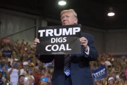 Will Trump say "Lee" or "Zeldin" during coal announcement?