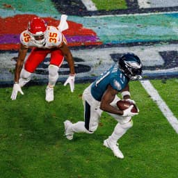 Will DeVonta Smith record 51 or more receiving yards in Super Bowl LIX?
