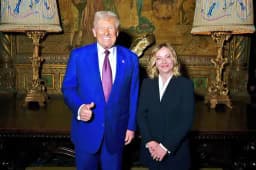 Will Trump say "Witkoff" during Meloni visit on April 17?