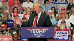 Will Trump say "fake jobs" during Michigan rally on Nov 4?
