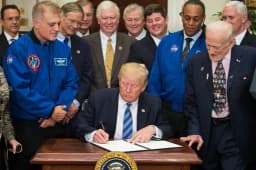 Will Trump say "Zero" during astronaut greeting?