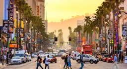 Will the highest temperature in Los Angeles be between 70-71°F on April 15?