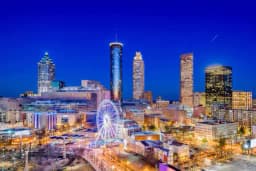 Will the highest temperature in Atlanta be between 86-87°F on April 16?
